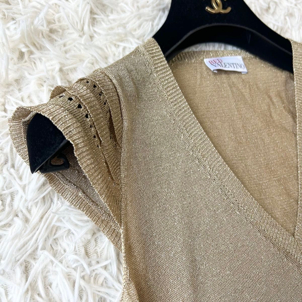 新品 レッドヴァレンティノ RED VALENTINO ラメ シャイニー 新品 レッドヴァレンティノ RED VALENTINO ラメ シャイニー