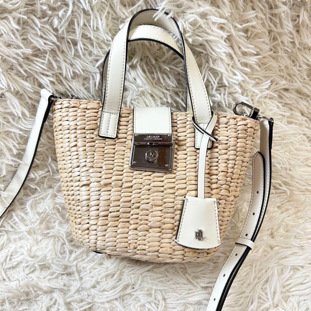 LAUREN RALPH LAUREN ローレンラルフローレン カゴバッグ かご LAUREN RALPH LAUREN ローレンラルフローレン カゴバッグ かご