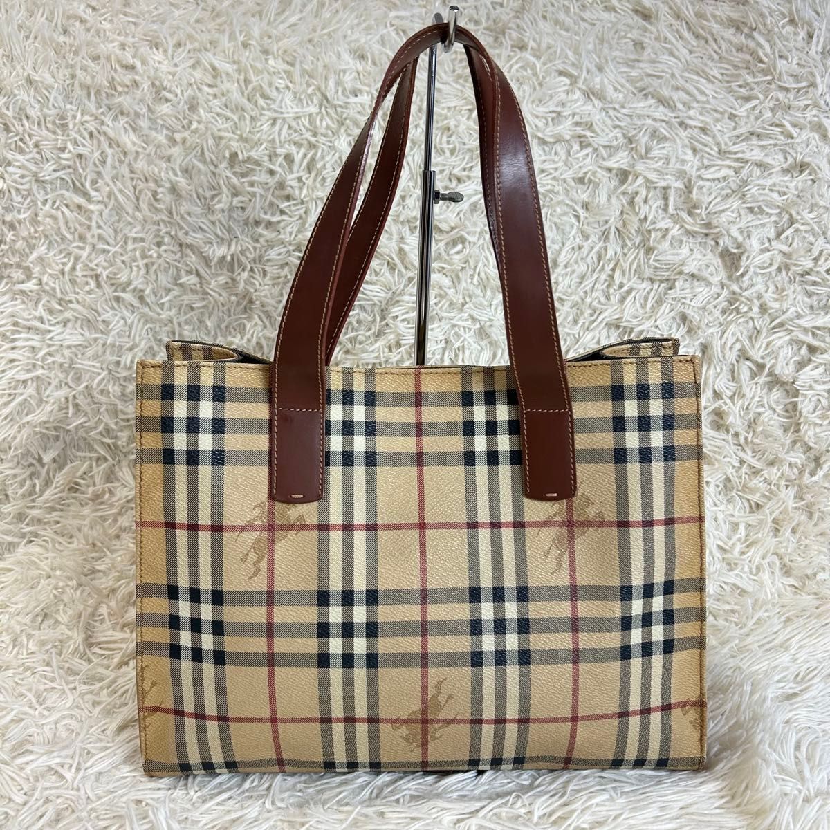 バーバリー BURBERRY LONDON ノバチェック トートバッグ PVC バーバリー BURBERRY LONDON ノバチェック トートバッグ PVC