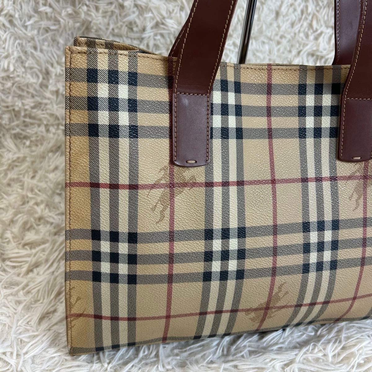 バーバリー BURBERRY LONDON ノバチェック トートバッグ PVC バーバリー BURBERRY LONDON ノバチェック トートバッグ PVC