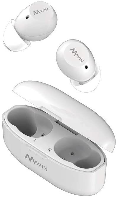 新品■Mavin Air-XR WHITE Bluetooth 完全ワイヤレスイヤホン 防水IPX7 軽量3.8g 最大30時間再生