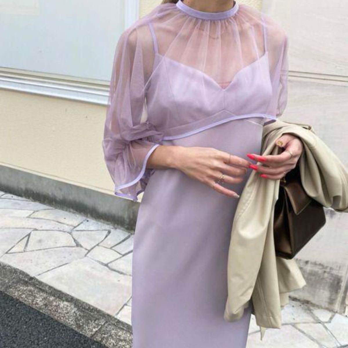 アメリヴィンテージ MANY WAY AIRY VEIL DRESS パープル|Yahoo アメリヴィンテージ MANY WAY AIRY VEIL DRESS パープル|Yahoo