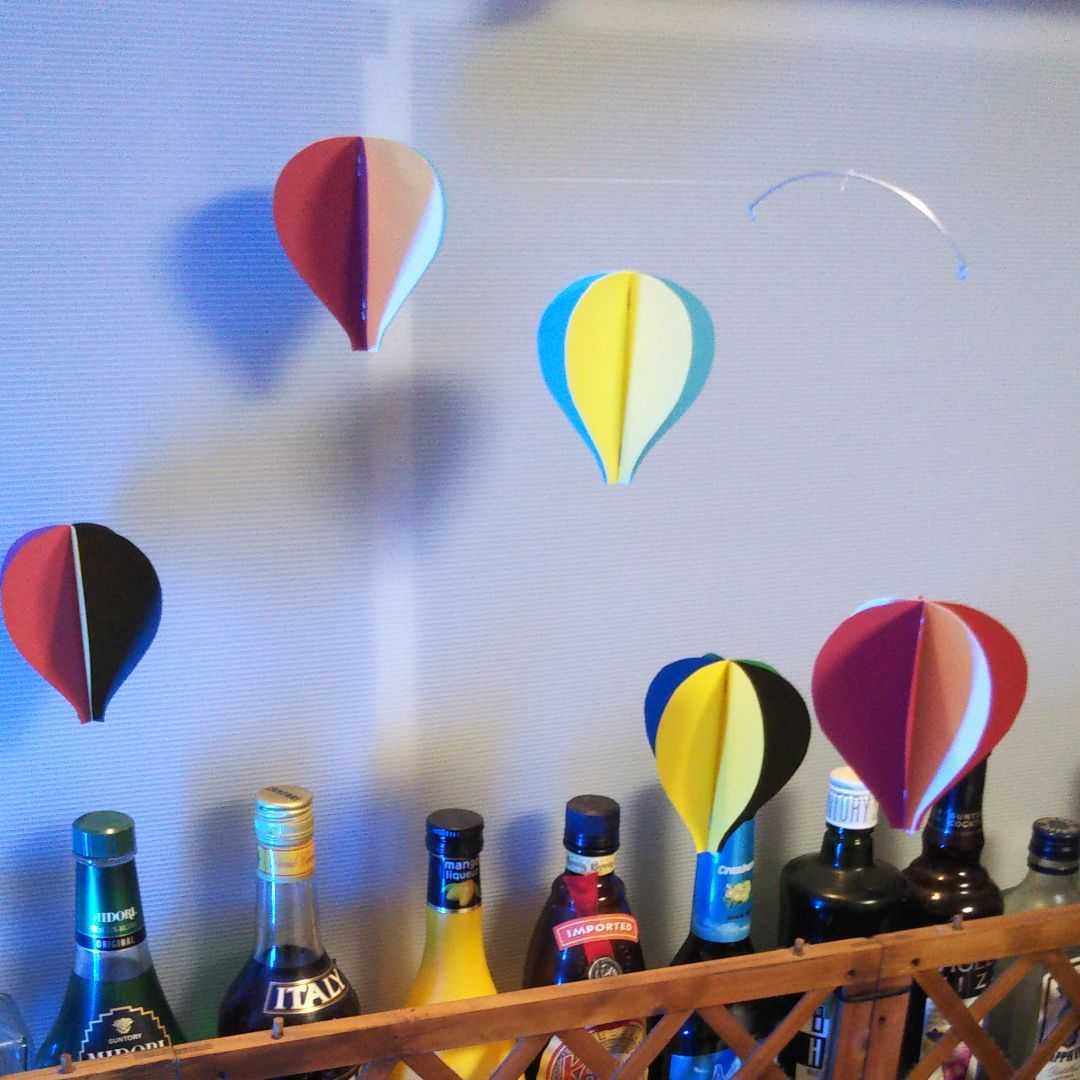 PayPayフリマ｜￥1300→sale価格【 モビール メリー 気球 】 フレンステッド ではないです バルーン balloon 知育玩具