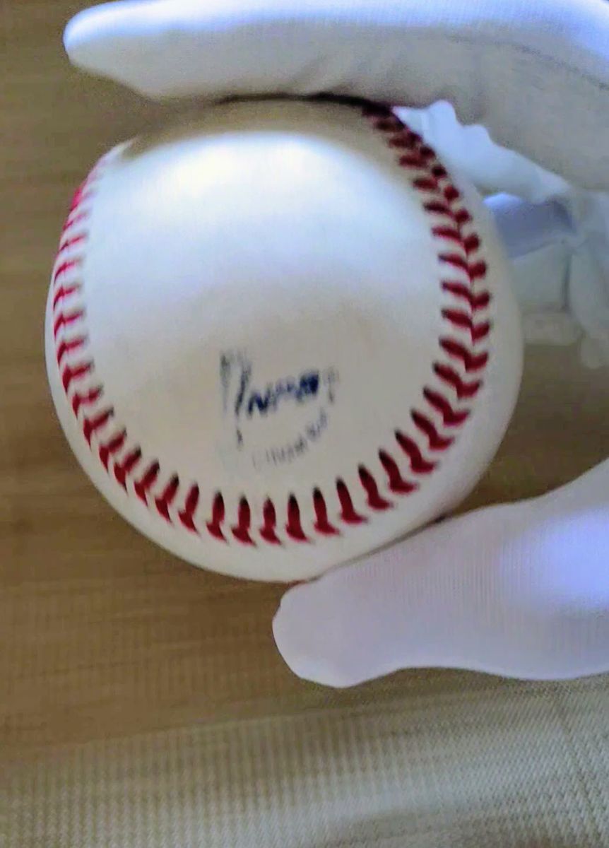 (限定品)エスコン 公式試合使用のNPB統一試合球【2024.9.6 日ハム対オリックス】