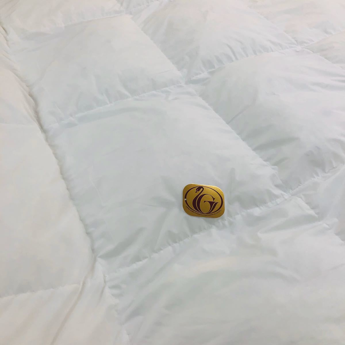 羽毛布団 クイーン クィーン ニューゴールド 白色 日本製 210×210cm