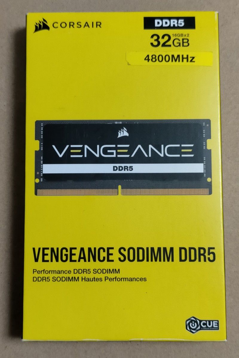 セール CORSAIR VENGEANCE DDR5 4800MHz ノートPC メモリー 16GB セール CORSAIR VENGEANCE DDR5 4800MHz ノートPC メモリー 16GB