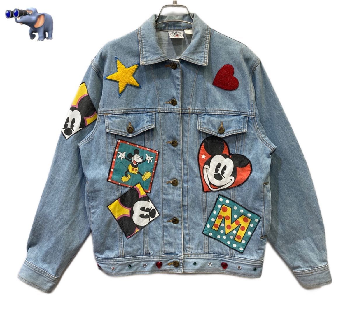 MICKEY&CO ディズニー Vintage デニム ジャケット ミッキー MICKEY&CO ディズニー Vintage デニム ジャケット ミッキー