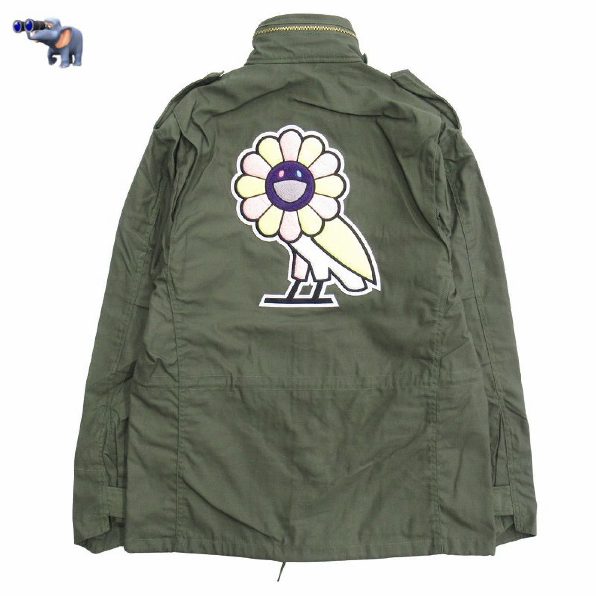 OVO OctobersVeryOwn 19aw × 村上隆 コラボ M-65 ミリタリー OVO OctobersVeryOwn 19aw × 村上隆 コラボ M-65 ミリタリー