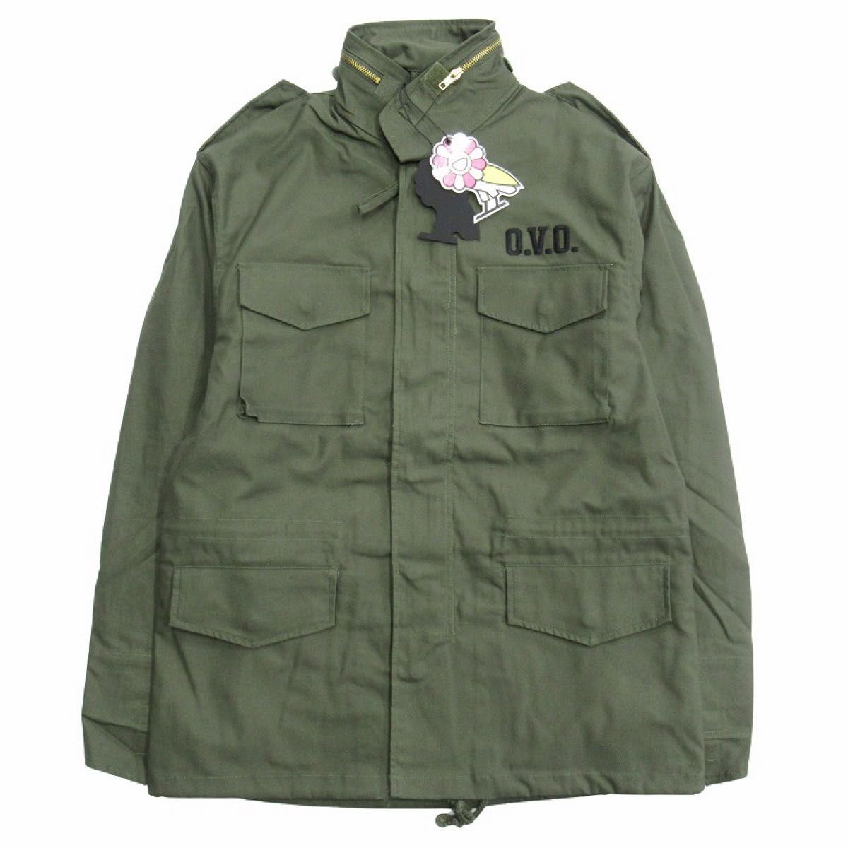 OVO OctobersVeryOwn 19aw × 村上隆 コラボ M-65 ミリタリー OVO OctobersVeryOwn 19aw × 村上隆 コラボ M-65 ミリタリー
