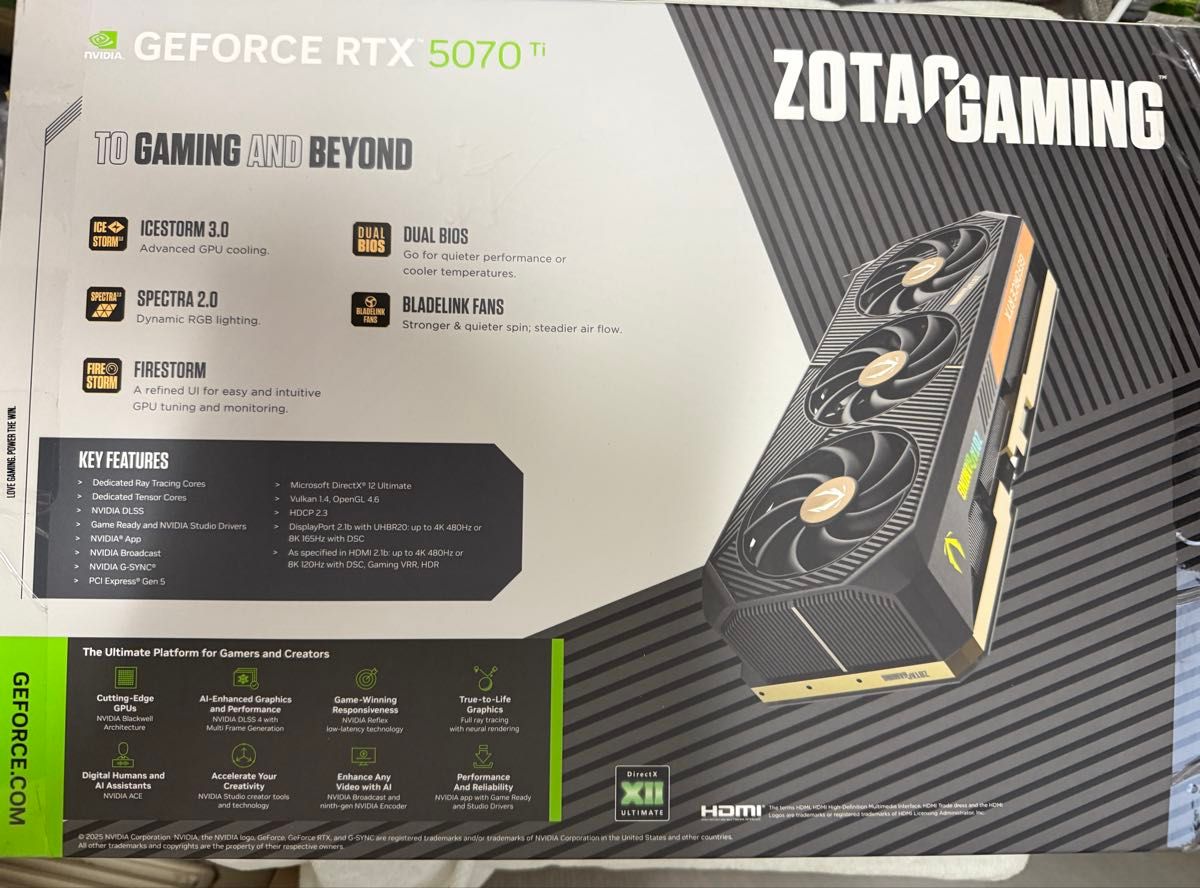 ZOTAC GAMING GeForce RTX 5070 Ti SOLID OC【グラボ】|Yahoo ZOTAC GAMING GeForce RTX 5070 Ti SOLID OC【グラボ】|Yahoo