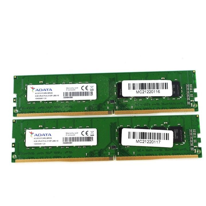デスクトップ用】DDR4 2133 16GB (8GB 2枚)adata 動作確認済 デスクトップ用】DDR4 2133 16GB (8GB 2枚)adata 動作確認済