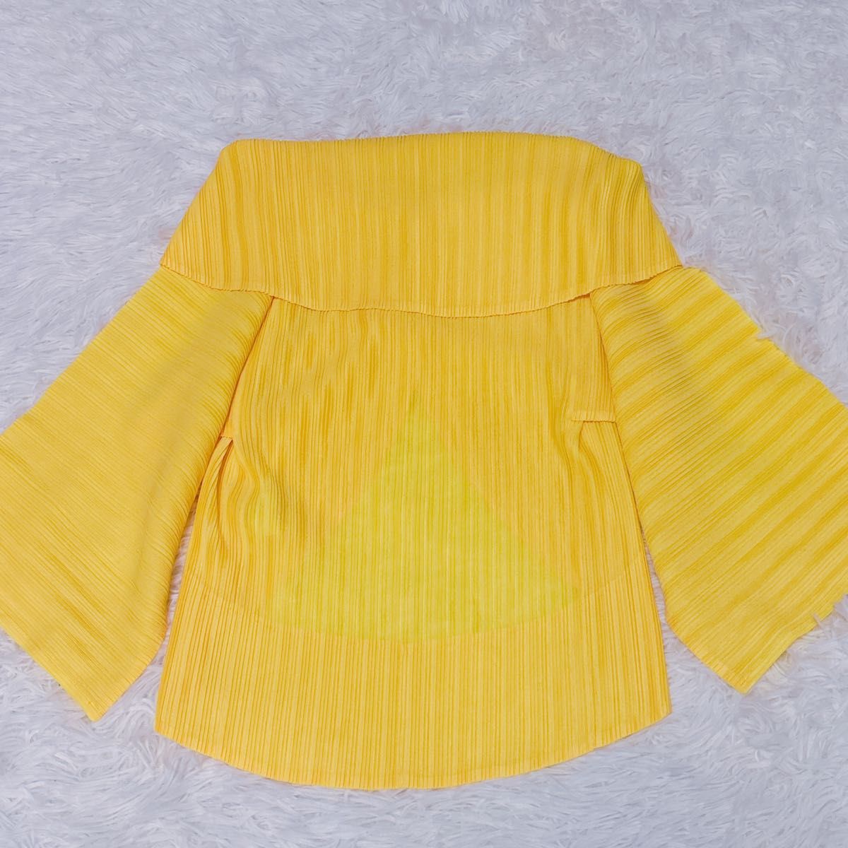 美品】PLEATS PLEASE プリーツプリーズ イッセイミヤケ イエロー 美品】PLEATS PLEASE プリーツプリーズ イッセイミヤケ イエロー
