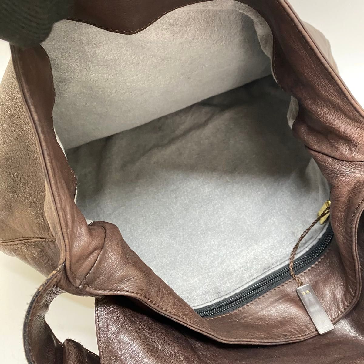 BOTTEGA VENETA ブラウン イントレチャートショルダーバッグ BOTTEGA VENETA ブラウン イントレチャートショルダーバッグ