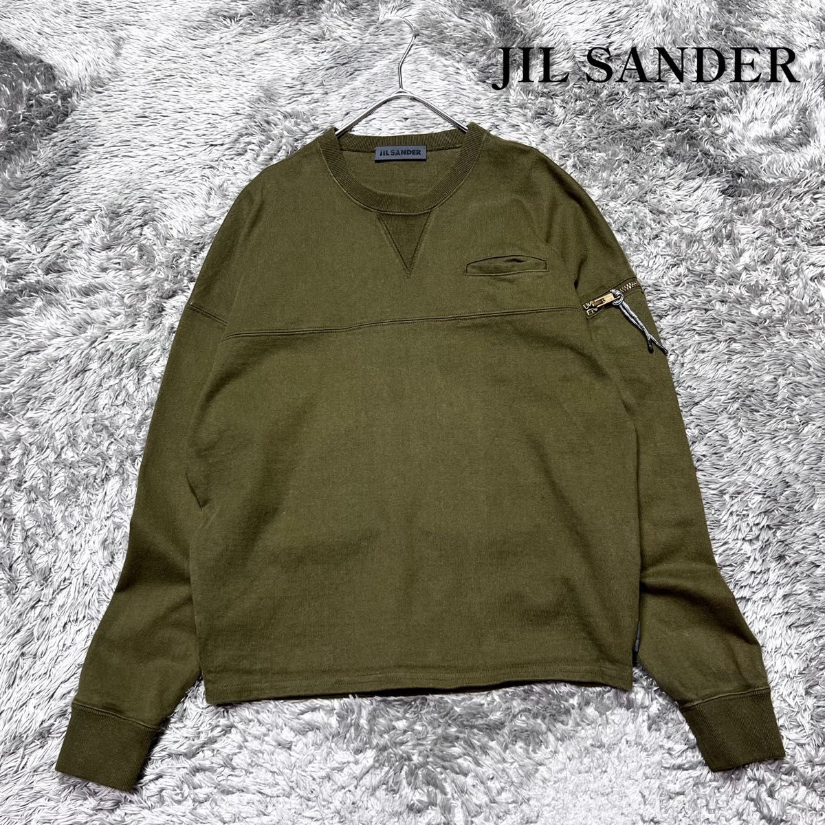 JIL SANDER ジルサンダー サイドジップ ロングスリーブ Tシャツ