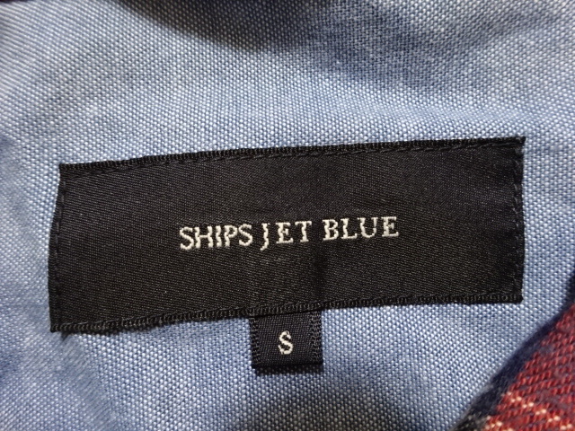 ●SHIPS JET BLUE シップス 長袖シャツ S●0427●_画像2