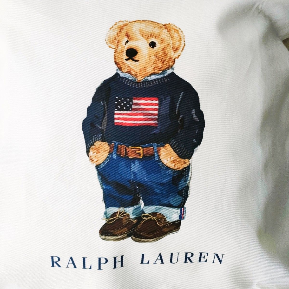 新品未使用】RALPH LAUREN ラルフローレン クッション カバー 新品未使用】RALPH LAUREN ラルフローレン クッション カバー