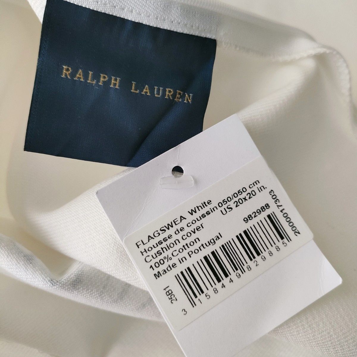 新品未使用】RALPH LAUREN ラルフローレン クッション カバー 新品未使用】RALPH LAUREN ラルフローレン クッション カバー