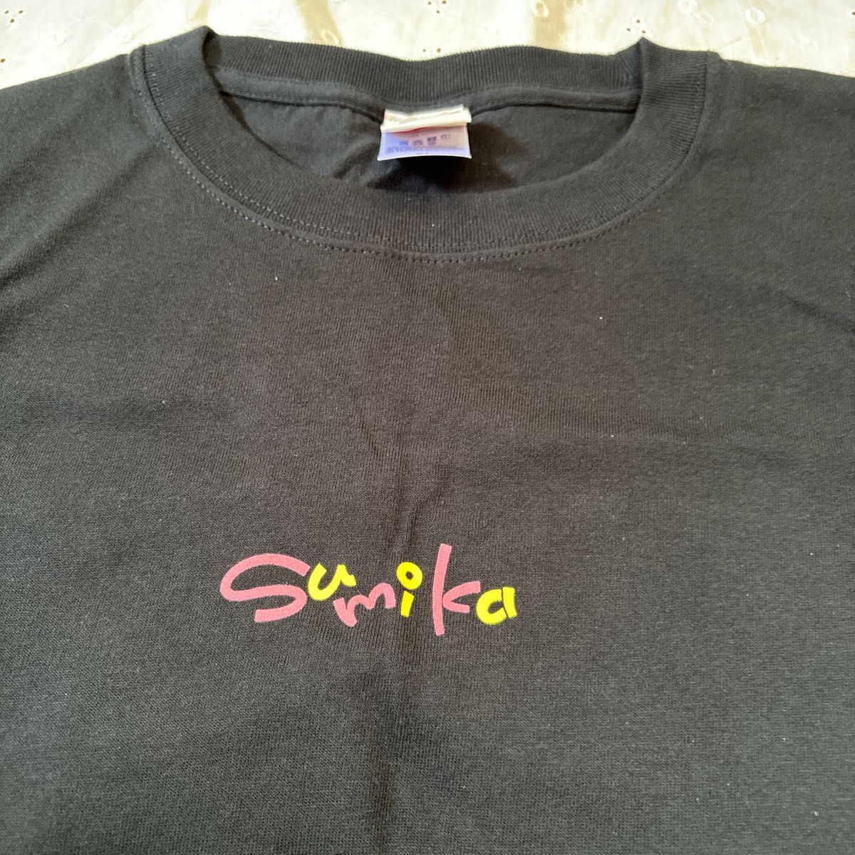 未使用】sumika / ”縁会”ロゴロングスリーブTシャツブラック 未使用】sumika / ”縁会”ロゴロングスリーブTシャツブラック