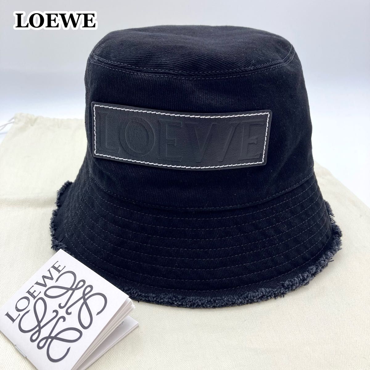 男女兼用【超美品・使用感少ない】LOEWE ロエベ バケットハット 男女兼用【超美品・使用感少ない】LOEWE ロエベ バケットハット