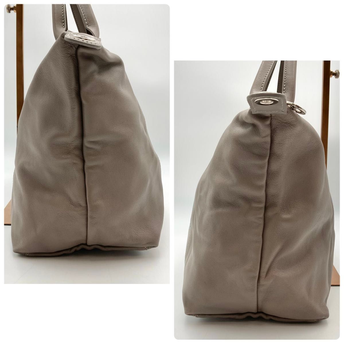 極美品】LONGCHAMP ロンシャン ルプリアージュ キュイール 極美品】LONGCHAMP ロンシャン ルプリアージュ キュイール