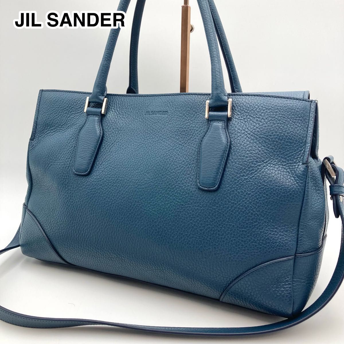 男女OK【超美品】JIL SANDER ジルサンダー トートバッグ レザー 男女OK【超美品】JIL SANDER ジルサンダー トートバッグ レザー