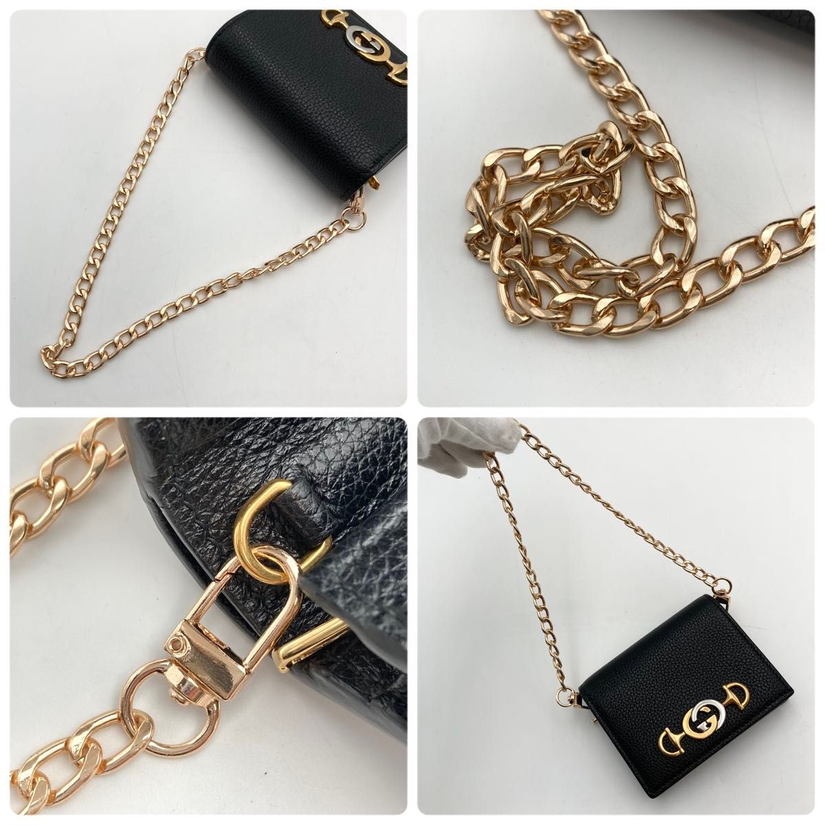 希少【極美品】GUCCI グッチ ズゥミ 二つ折り財布 チェーン 希少【極美品】GUCCI グッチ ズゥミ 二つ折り財布 チェーン