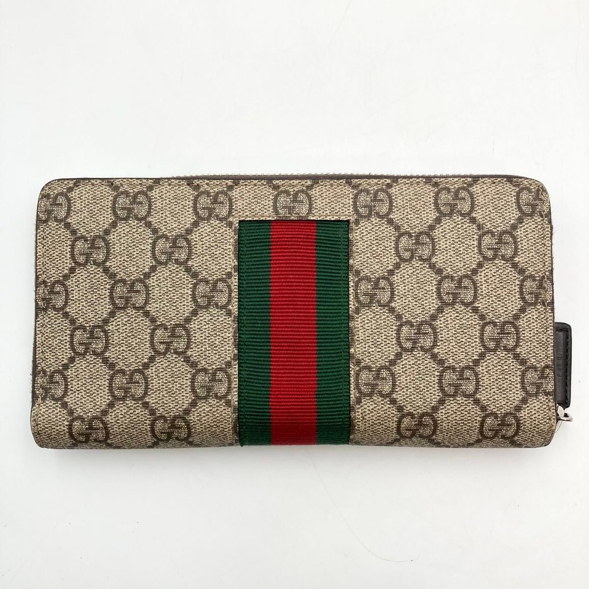 男女OK【極美品】GUCCI グッチ 長財布 GGスプリーム 総柄 男女OK【極美品】GUCCI グッチ 長財布 GGスプリーム 総柄