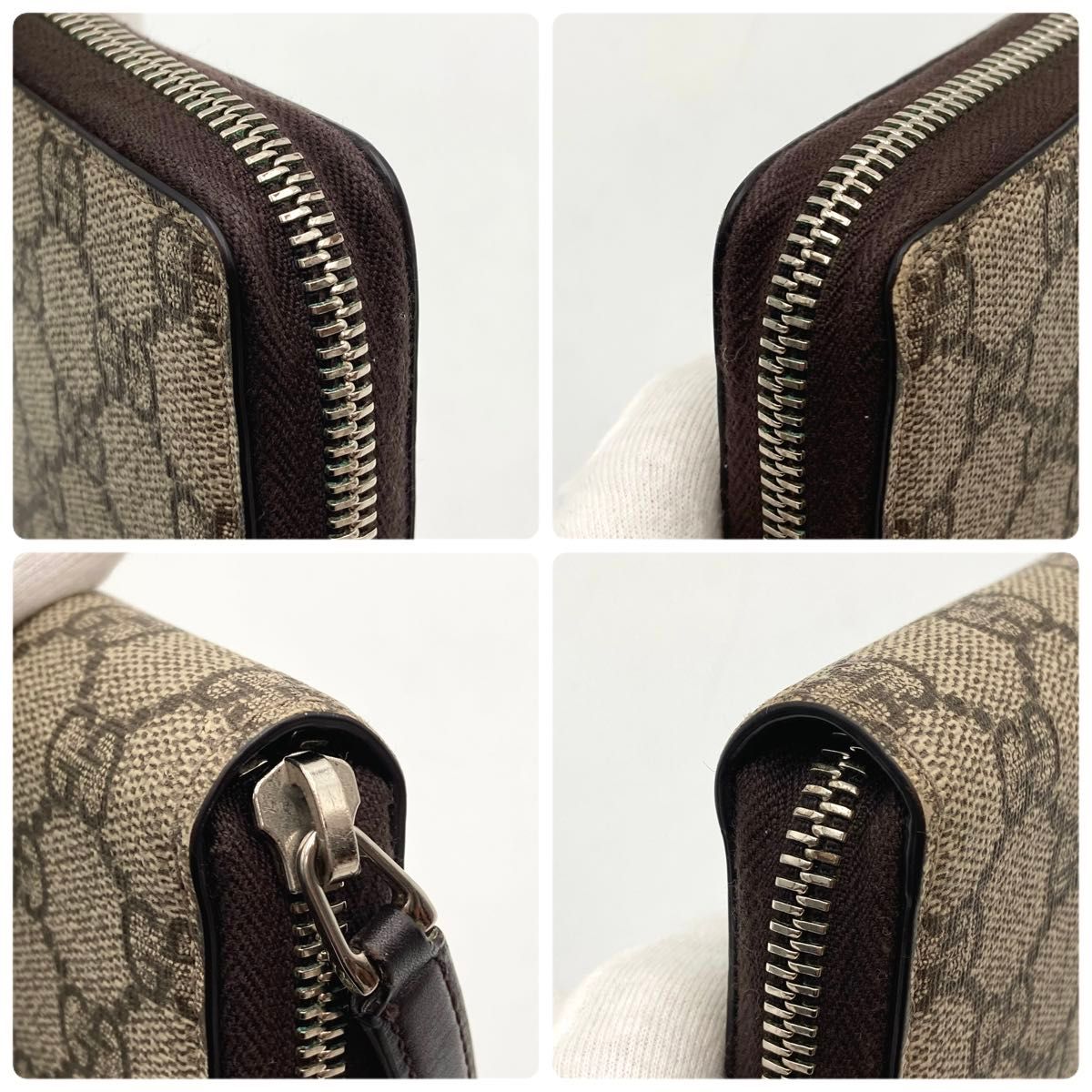 男女OK【極美品】GUCCI グッチ 長財布 GGスプリーム 総柄 男女OK【極美品】GUCCI グッチ 長財布 GGスプリーム 総柄