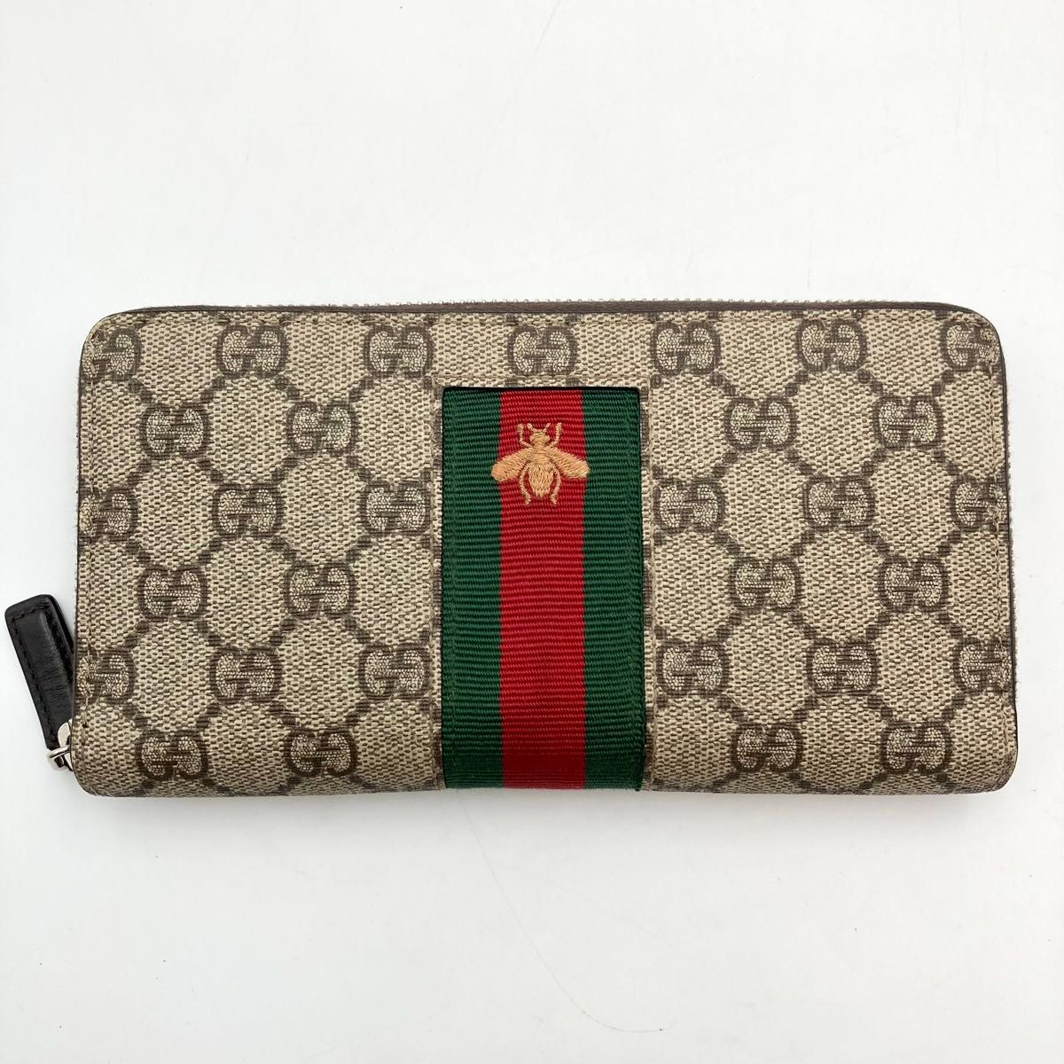 男女OK【極美品】GUCCI グッチ 長財布 GGスプリーム 総柄 男女OK【極美品】GUCCI グッチ 長財布 GGスプリーム 総柄