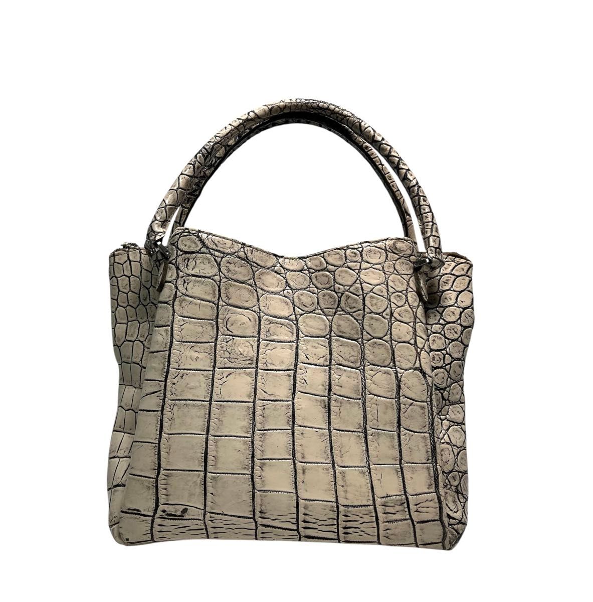 美品】JRA認定 日本製 crocodile クロコダイルレザー ワニ革 美品】JRA認定 日本製 crocodile クロコダイルレザー ワニ革