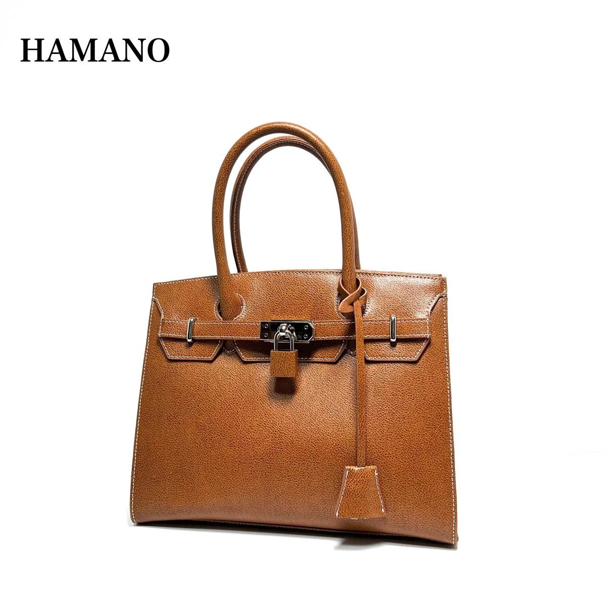 美品 HAMANO 濱野皮革工藝 ハマノ/本革/クロシェット・カデナ付 美品 HAMANO 濱野皮革工藝 ハマノ/本革/クロシェット・カデナ付