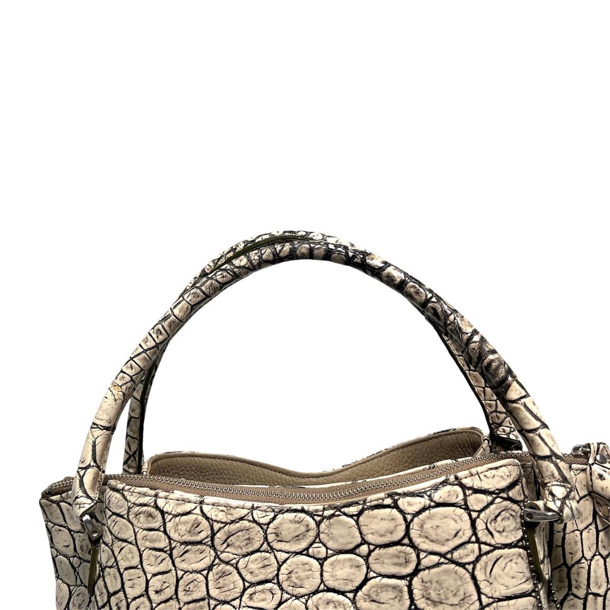 美品】JRA認定 日本製 crocodile クロコダイルレザー ワニ革 美品】JRA認定 日本製 crocodile クロコダイルレザー ワニ革