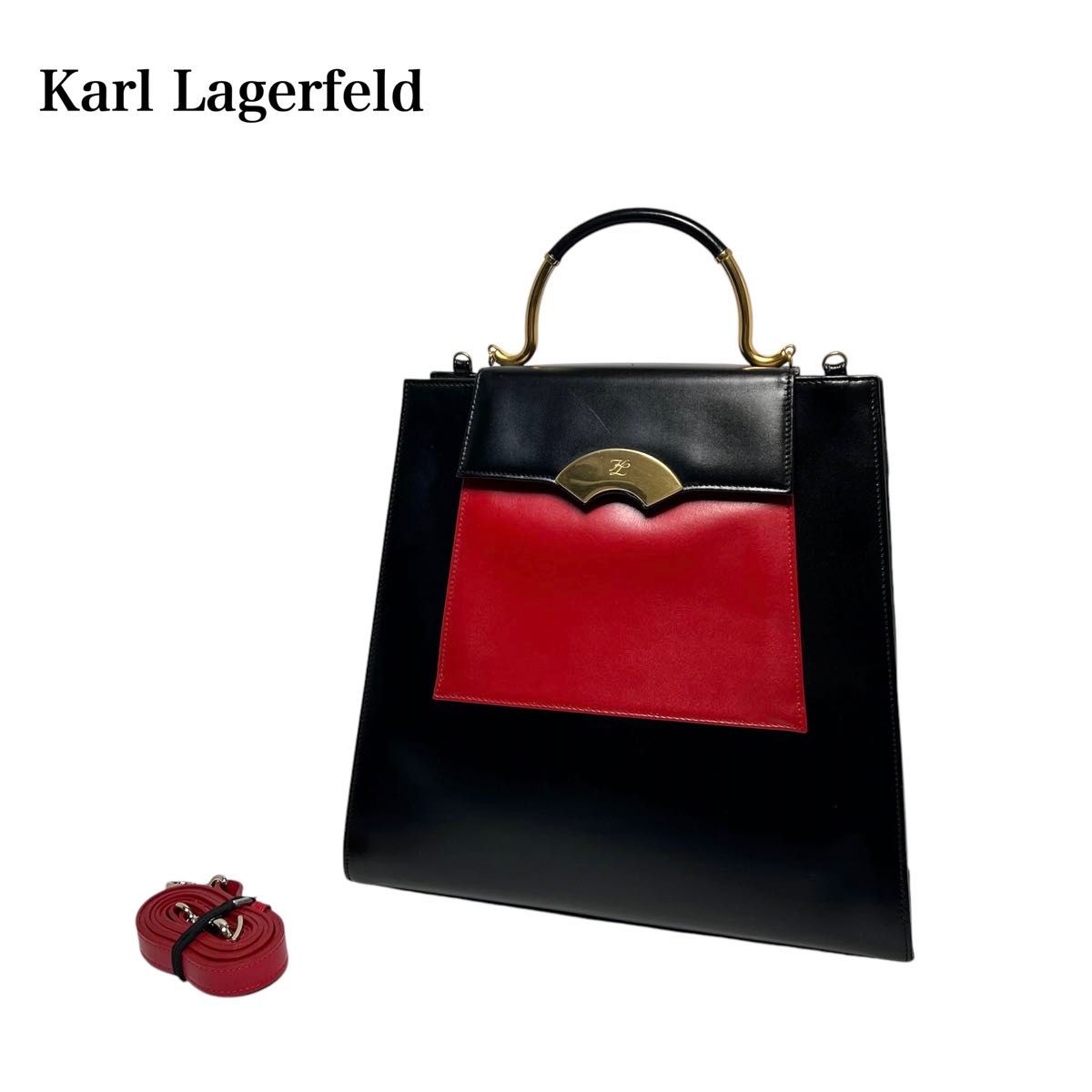 希少品・美品】Karl Lagerfeld カールラガーフェルド ゴールド 希少品・美品】Karl Lagerfeld カールラガーフェルド ゴールド