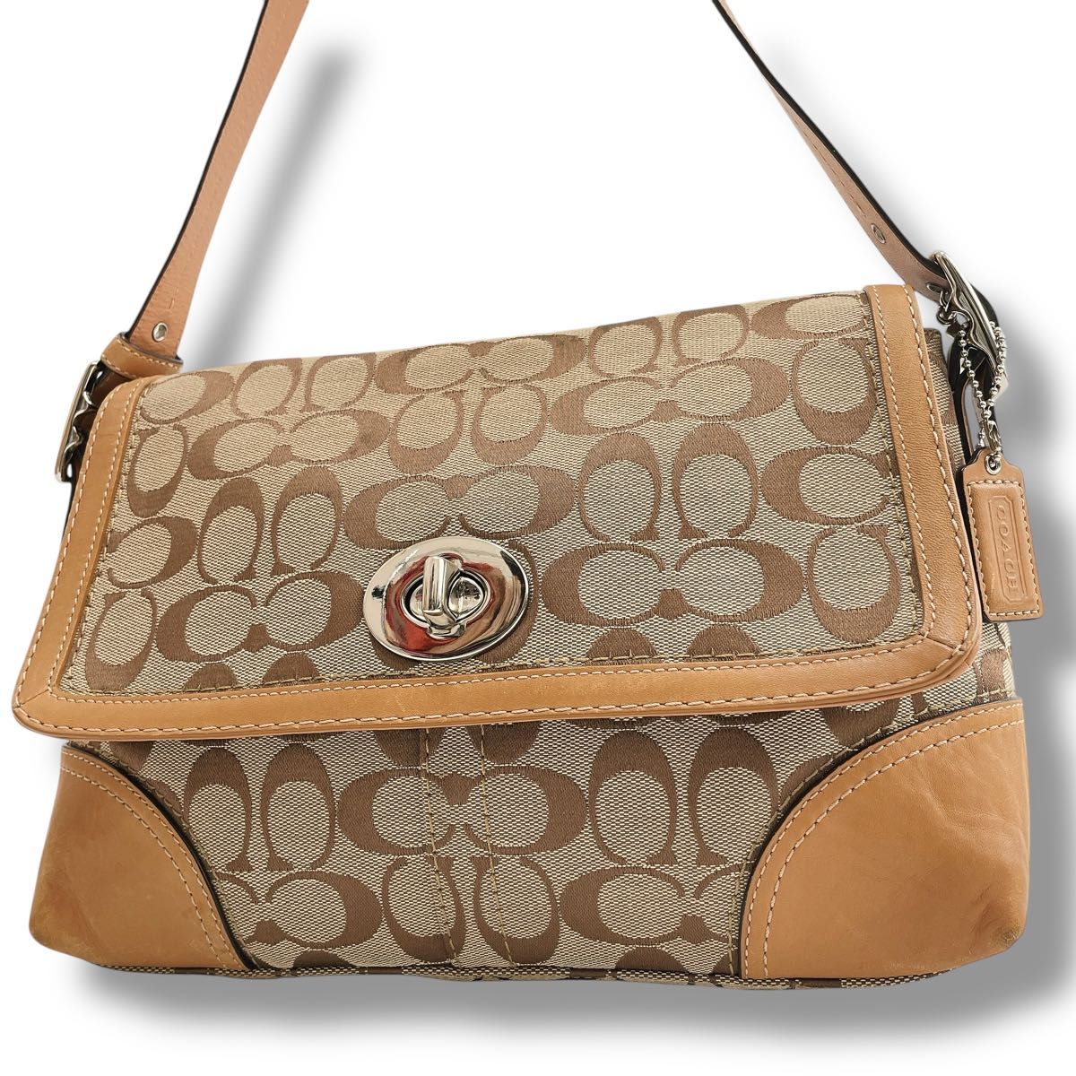 人気】COACH コーチ ショルダーバッグ シグネチャー キャンバス 人気】COACH コーチ ショルダーバッグ シグネチャー キャンバス