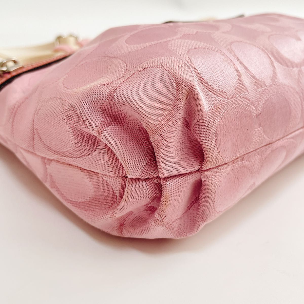 人気】COACH コーチ ショルダーバッグ ポピー キャンバス ピンク 人気】COACH コーチ ショルダーバッグ ポピー キャンバス ピンク