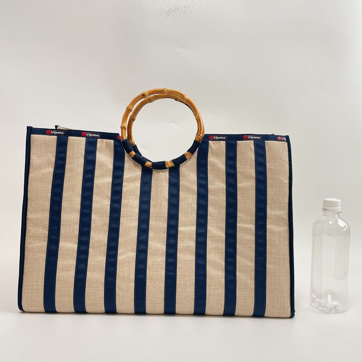 極美品】完売品 Le Sportsac レスポートサック ストライプ 極美品】完売品 Le Sportsac レスポートサック ストライプ