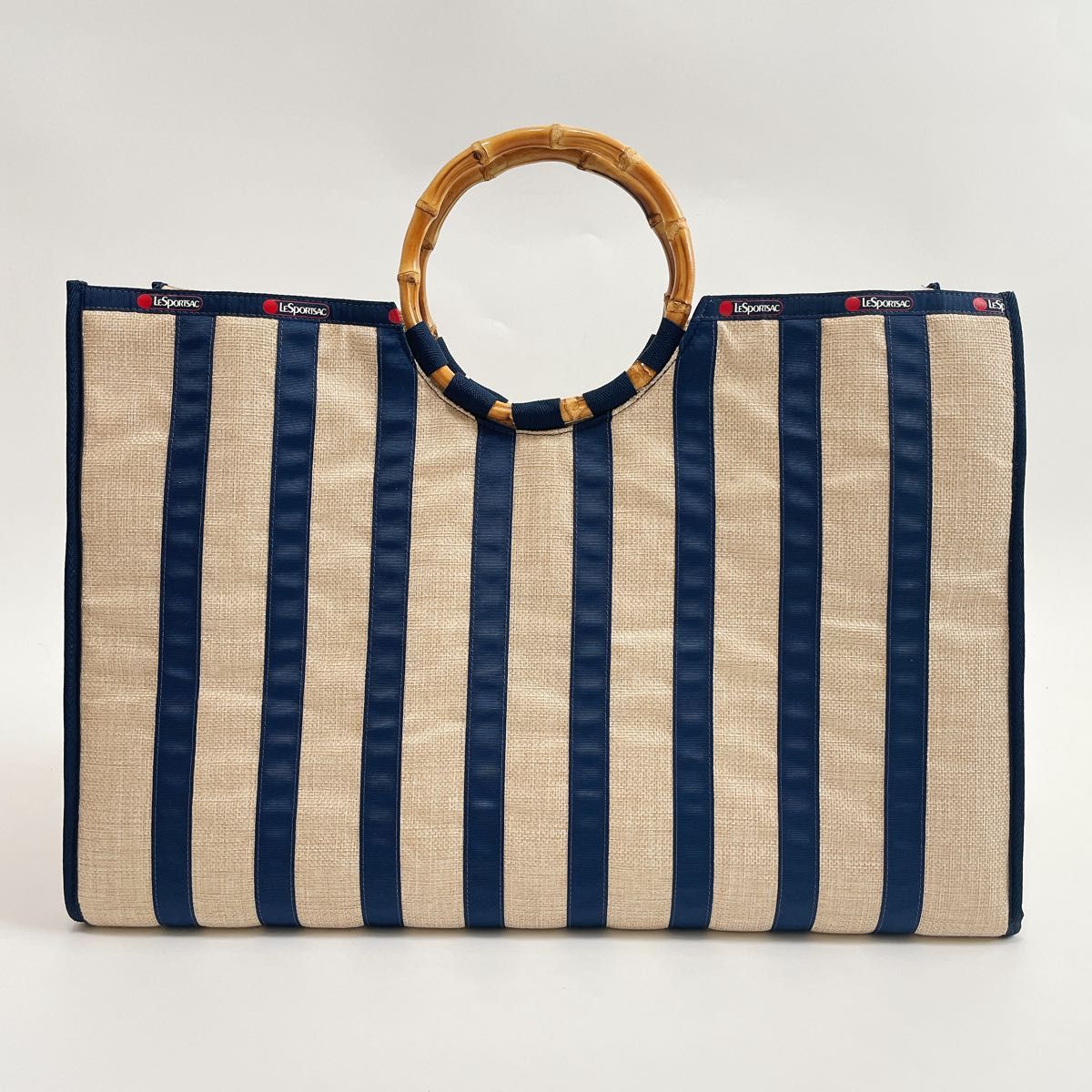 極美品】完売品 Le Sportsac レスポートサック ストライプ 極美品】完売品 Le Sportsac レスポートサック ストライプ
