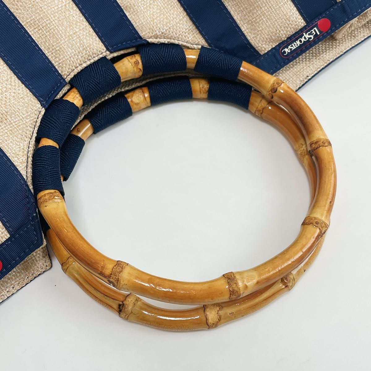 極美品】完売品 Le Sportsac レスポートサック ストライプ 極美品】完売品 Le Sportsac レスポートサック ストライプ