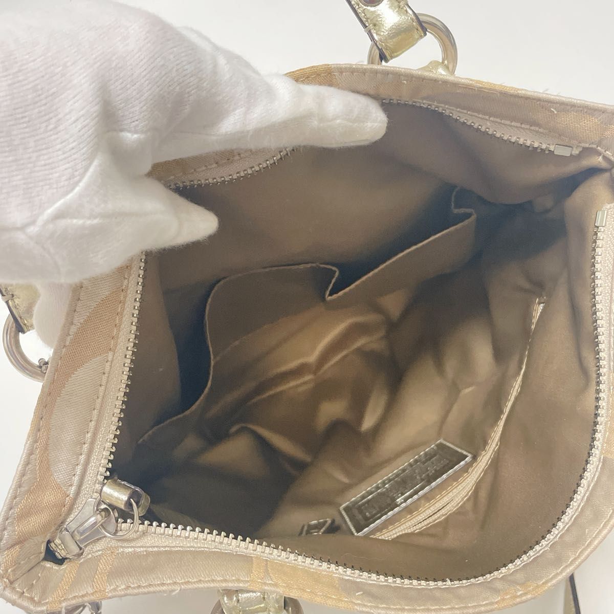 2way仕様】COACH コーチ ハンド ショルダーバッグ シグネチャー 2way仕様】COACH コーチ ハンド ショルダーバッグ シグネチャー