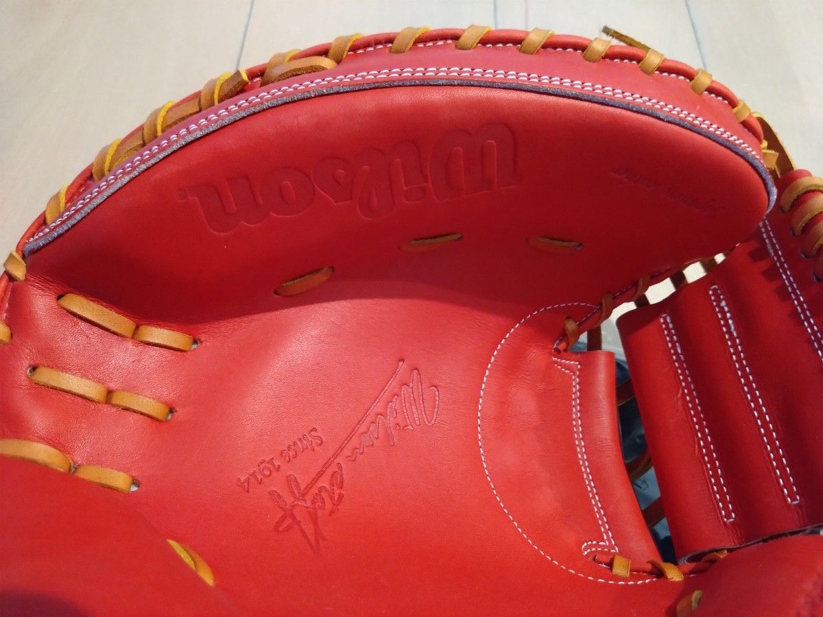 Wilson ウィルソン WBW101111 硬式捕手右投用 Eオレンジ Wilson ウィルソン WBW101111 硬式捕手右投用 Eオレンジ