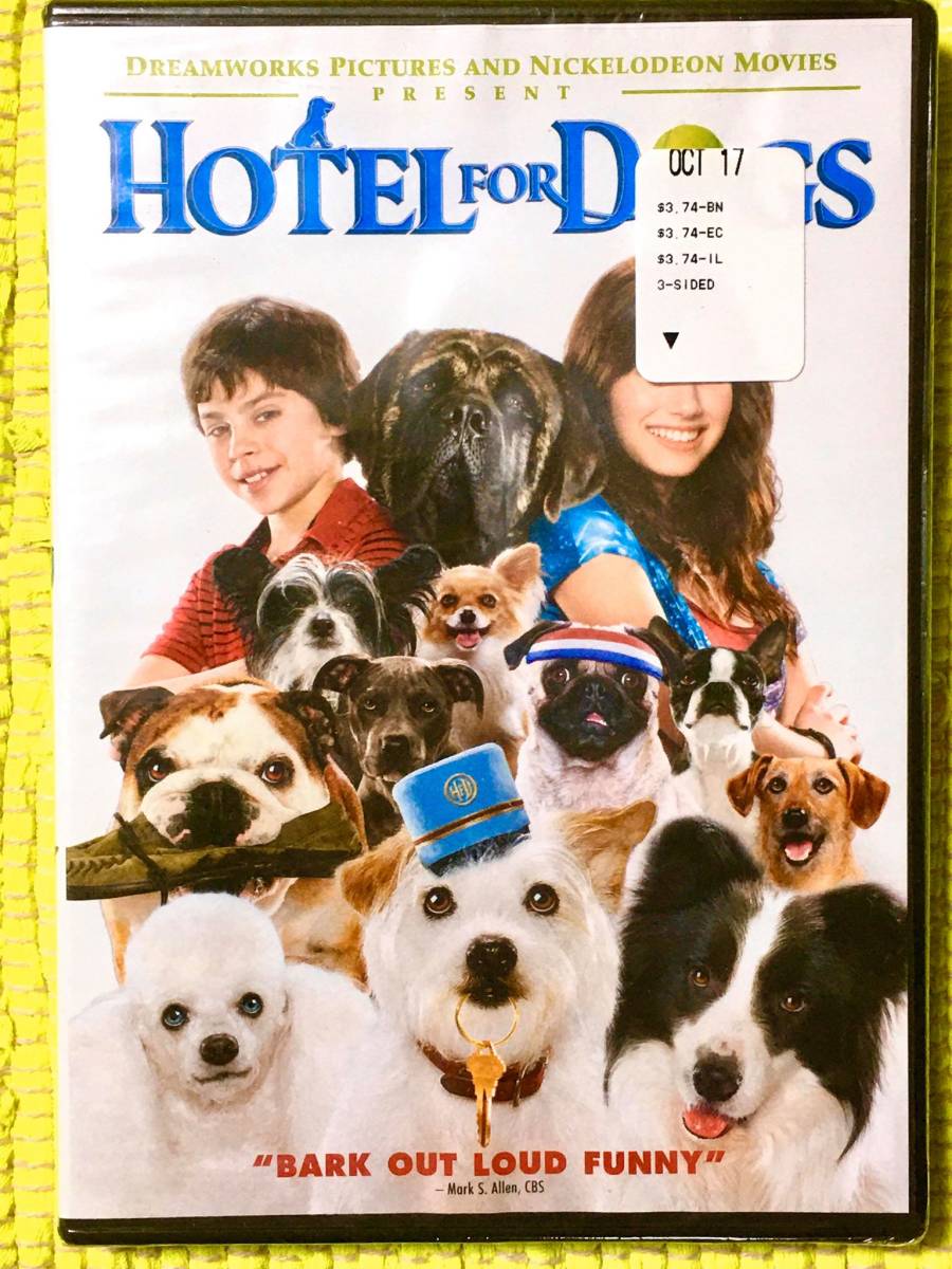 未開封品！アメリカ製DREAM WORKS英語版DVD・HOTEL FOR DOGS♪_画像1