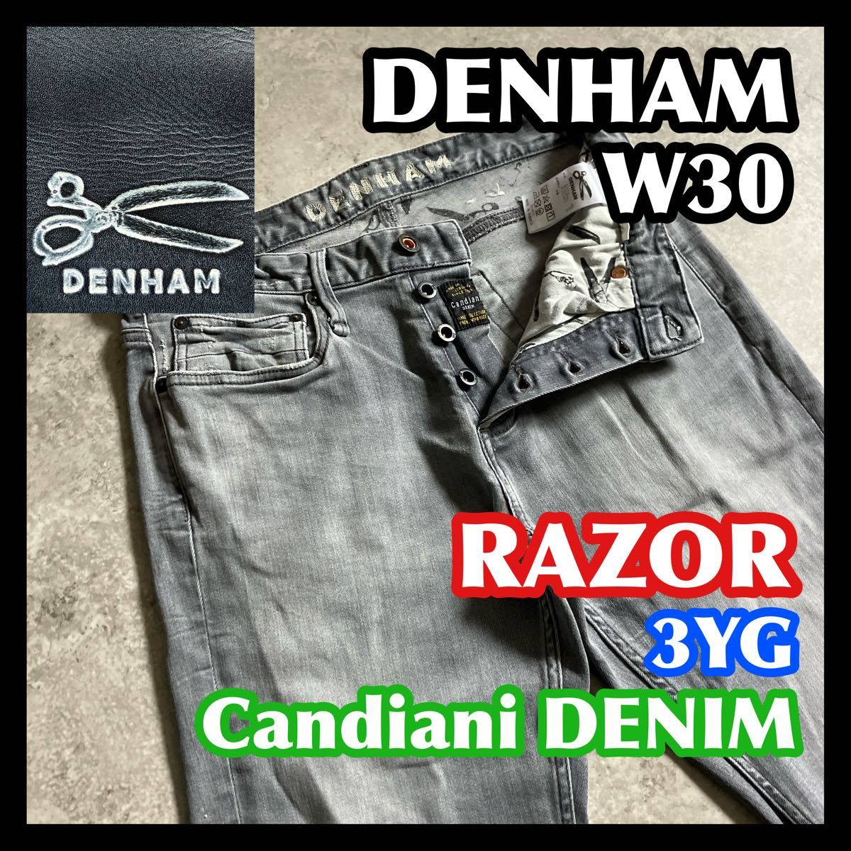 GWセール DENHAM RAZOR W30 3YG デンハム レイザー カンディ GWセール DENHAM RAZOR W30 3YG デンハム レイザー カンディ