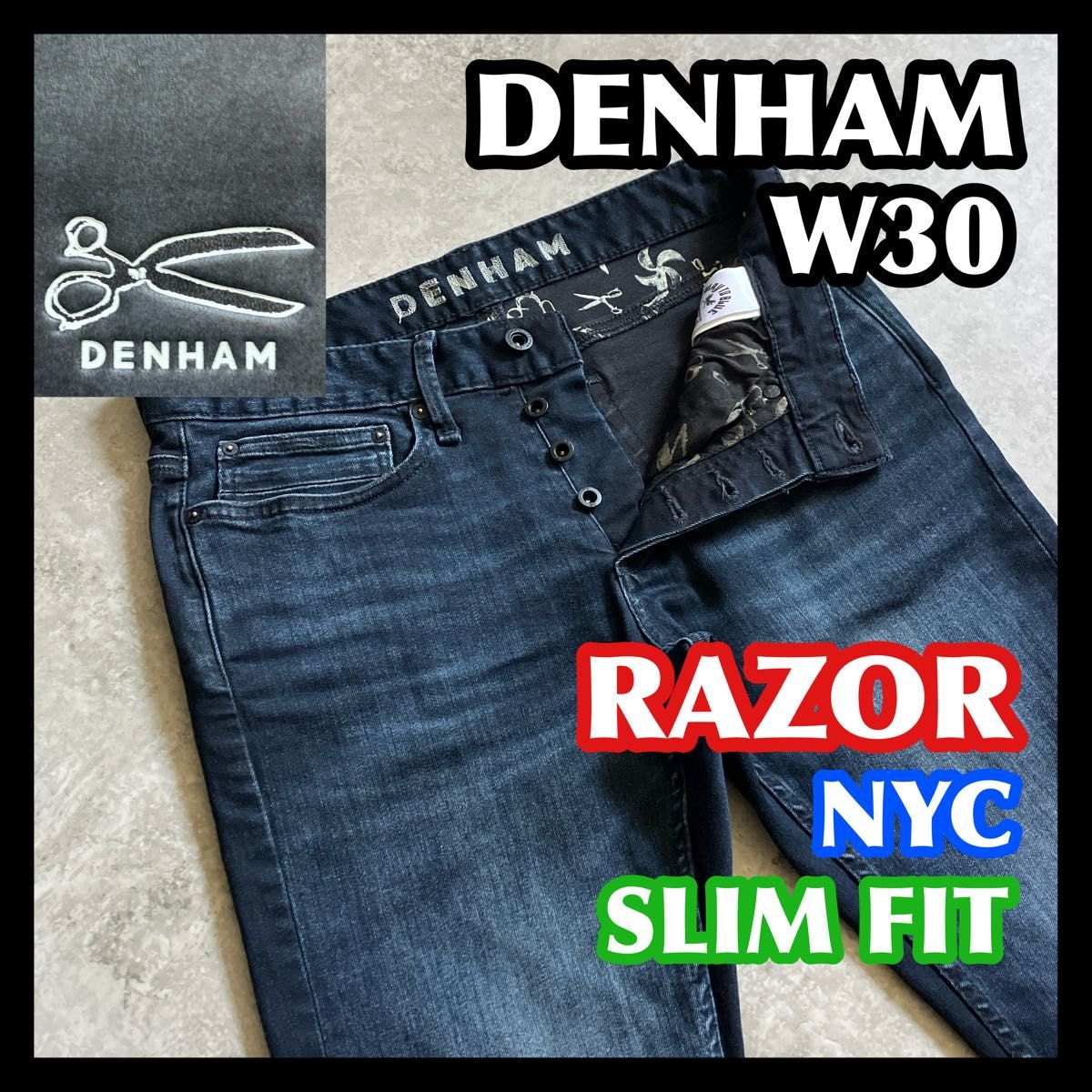 GWセール DENHAM RAZOR W30 NYC デンハム レイザースリム GWセール DENHAM RAZOR W30 NYC デンハム レイザースリム
