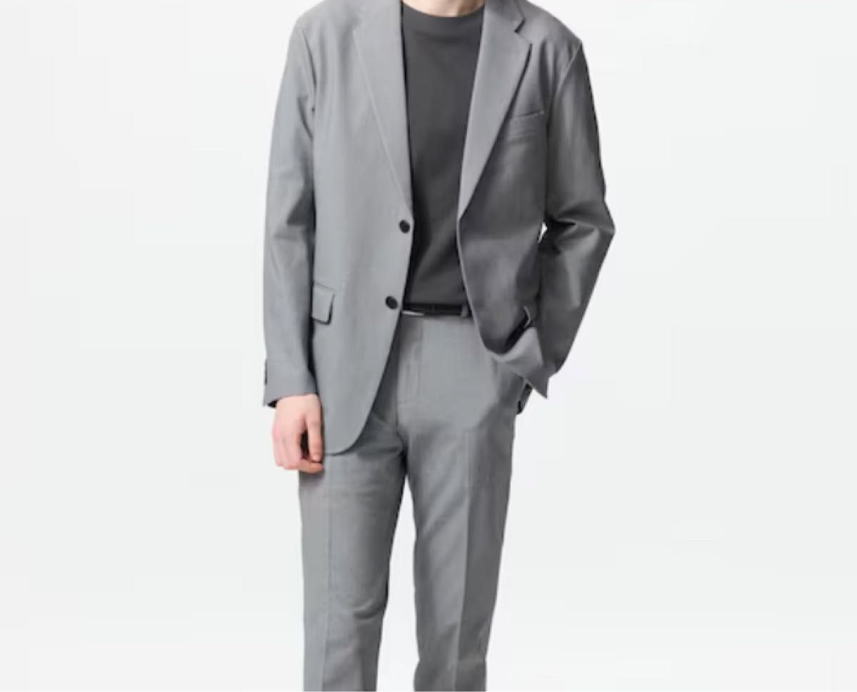 ユニクロ 感動ジャケット UNIQLO 新品 未使用 チドリ L スーツ ユニクロ 感動ジャケット UNIQLO 新品 未使用 チドリ L スーツ
