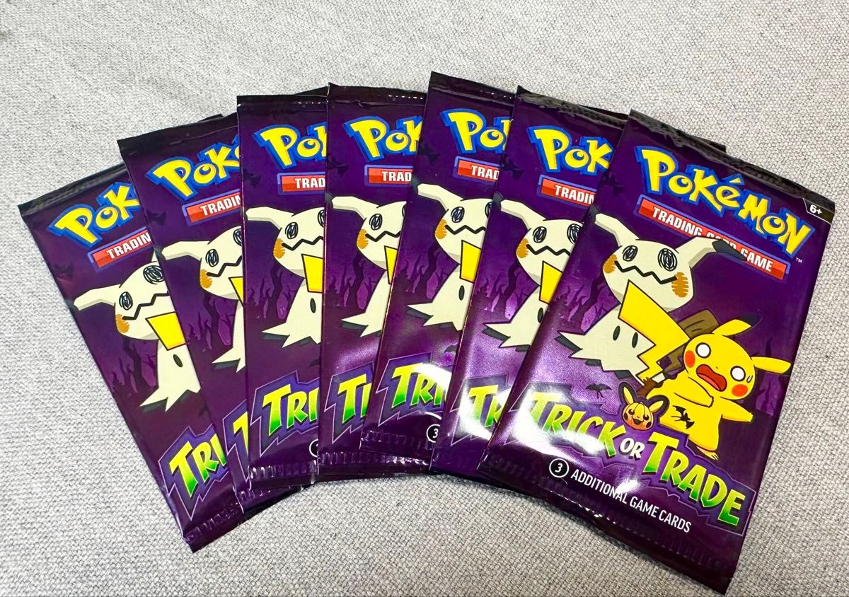 未開封7パック ポケモンカードTRICK OR TRADEトリックオア 未開封7パック ポケモンカードTRICK OR TRADEトリックオア