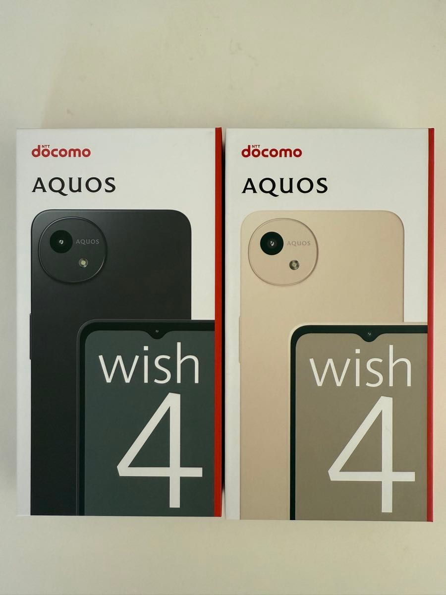 AQUOS wish 4 docomo SHARP スマートフォン2台 新品未使用 AQUOS wish 4 docomo SHARP スマートフォン2台 新品未使用