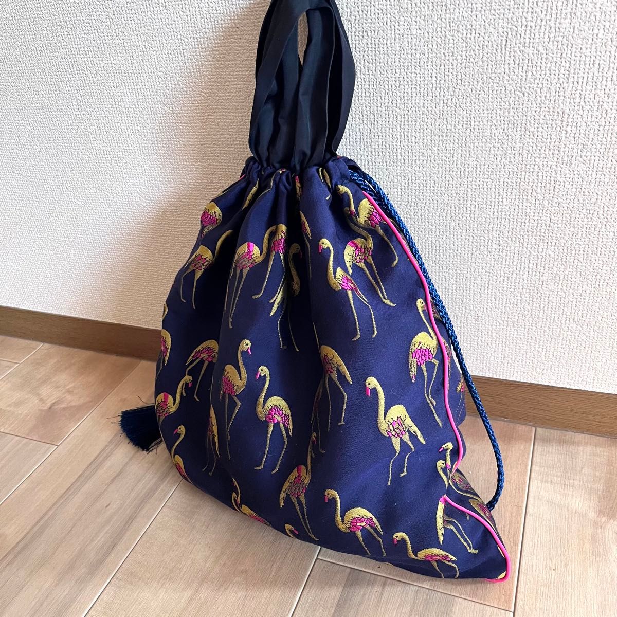 ear PAPILLONNER フラミンゴ柄 巾着トートバッグ|Yahoo!フリマ ear PAPILLONNER フラミンゴ柄 巾着トートバッグ|Yahoo!フリマ