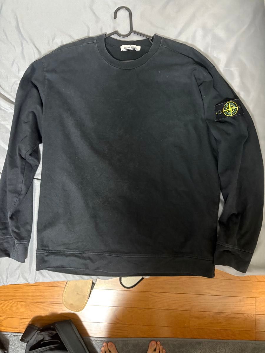 STONE ISLAND ストーンアイランド スウェット L ブラック STONE ISLAND ストーンアイランド スウェット L ブラック