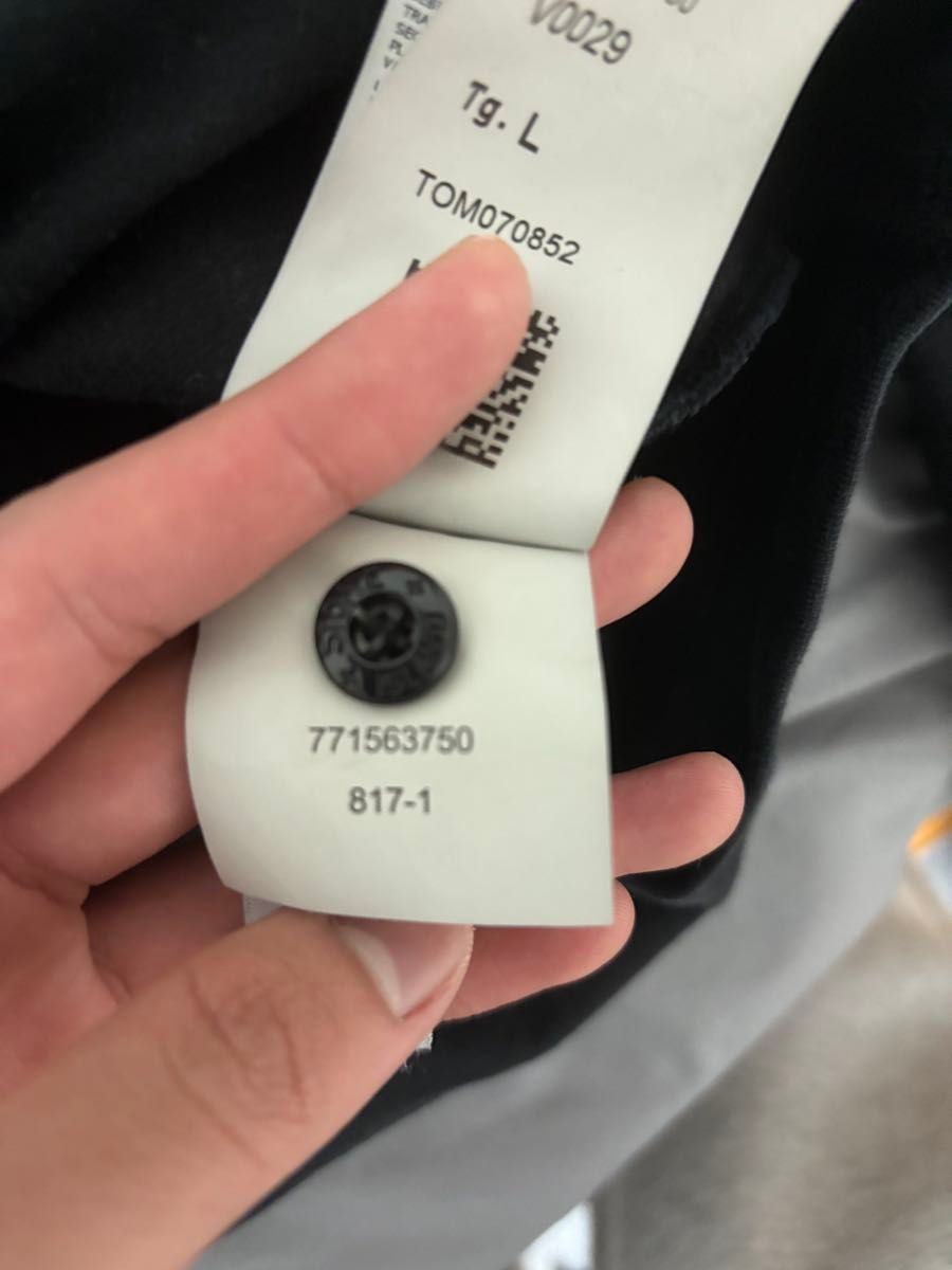 STONE ISLAND ストーンアイランド スウェット L ブラック STONE ISLAND ストーンアイランド スウェット L ブラック