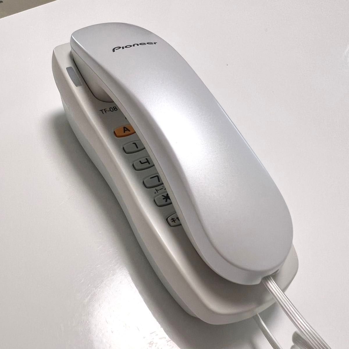 Pioneer パイオニア TF-08-W シンプル電話機 小型 コンパクト Pioneer パイオニア TF-08-W シンプル電話機 小型 コンパクト